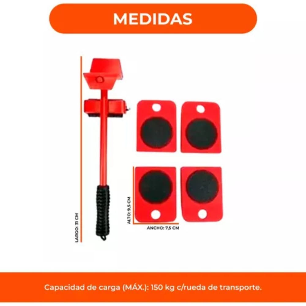 Soporte Deslizante Para Heladeras, Lavarropas Y Muebles