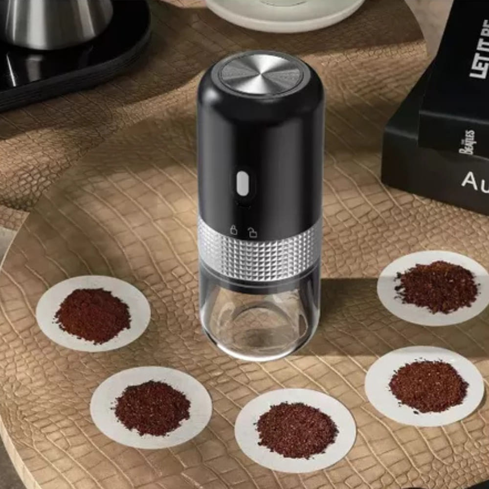 Molinillo Eléctrico Recargable Para Granos De Café