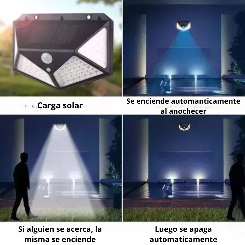 Reflector Solar con Sensor de Movimiento