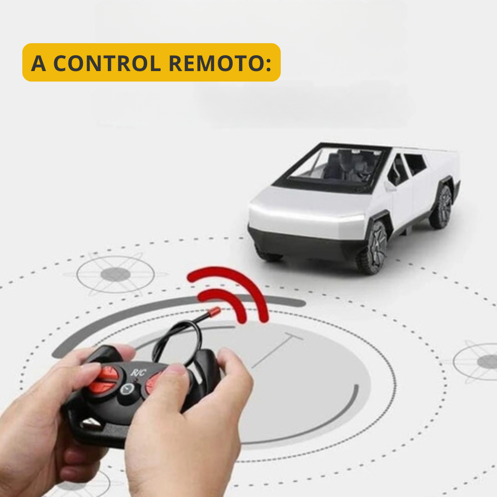 Auto Control Remoto Cybertruck Blanca
