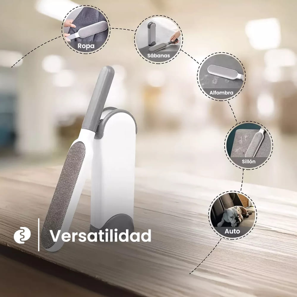 Saca Pelusa Cepillo Quita Pelos Pelusas De Mascotas