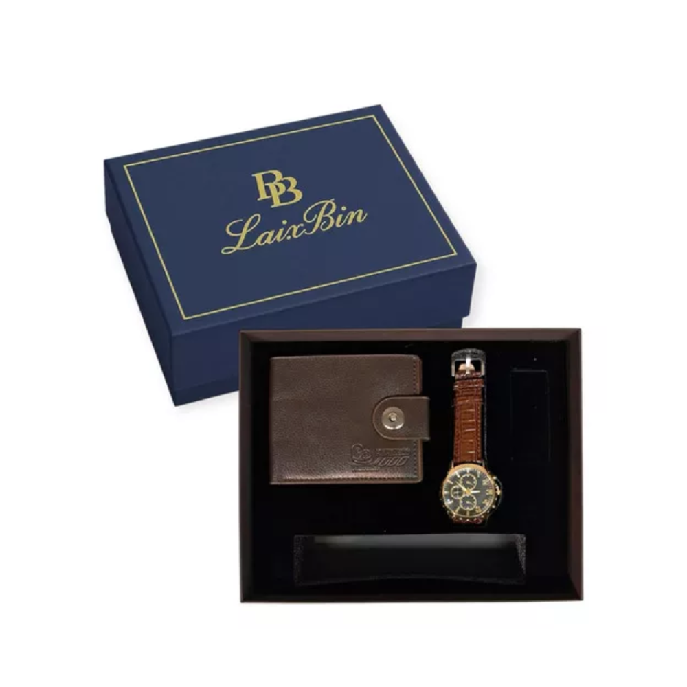 Set Reloj y Billetera Hombre