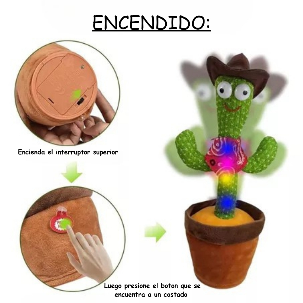 Cactus Bailarin Recargable