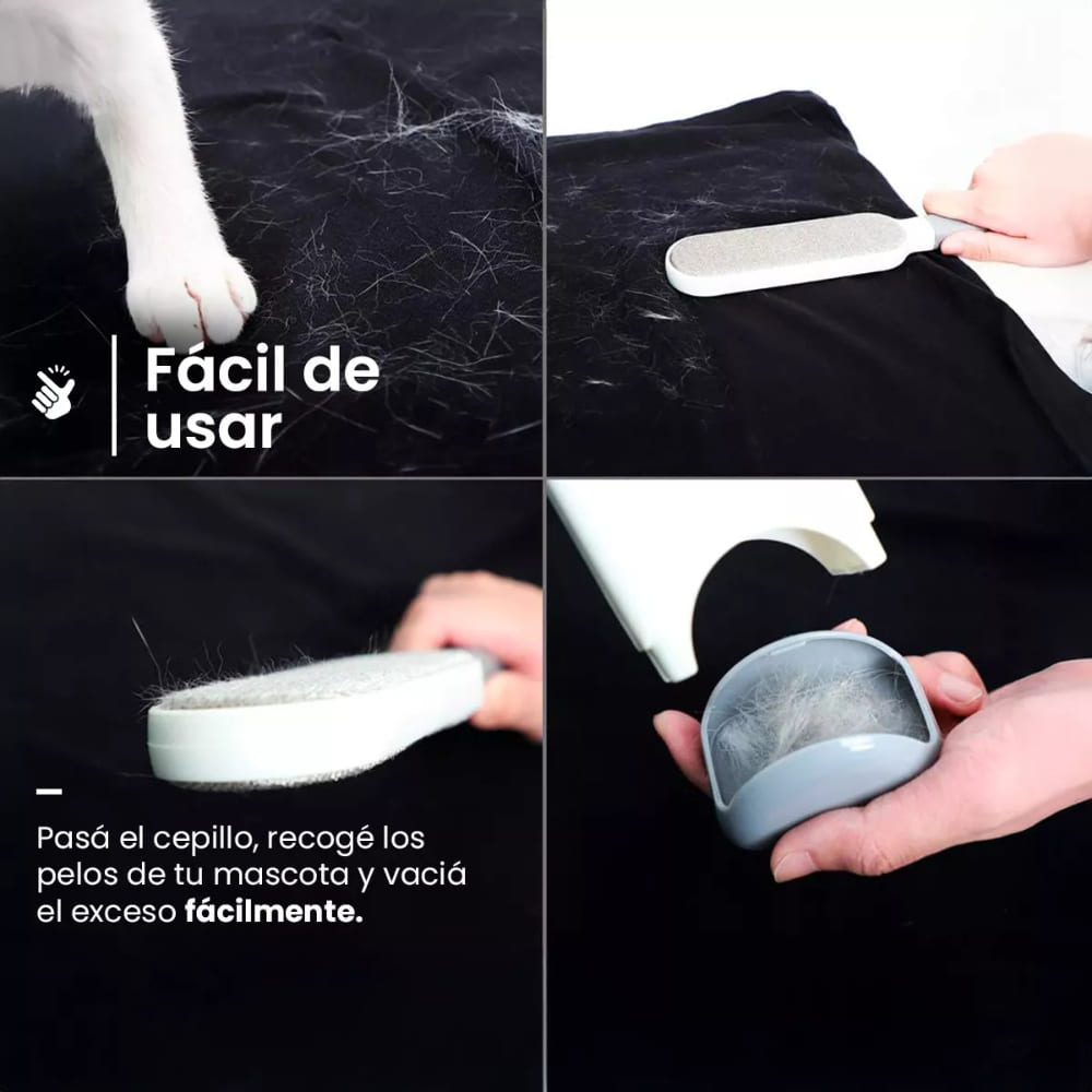 Saca Pelusa Cepillo Quita Pelos Pelusas De Mascotas