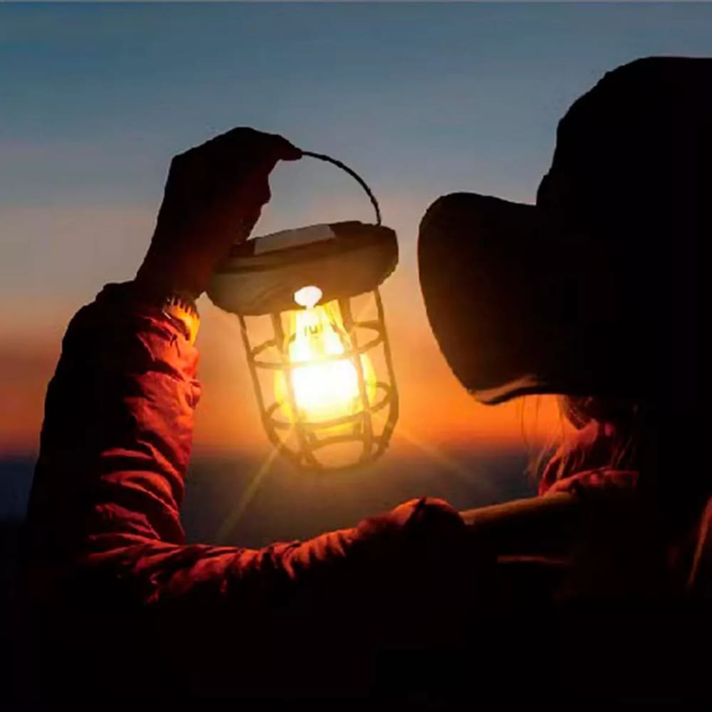 Lámpara Solar Para Exterior Con Sensor De Movimiento Integrado