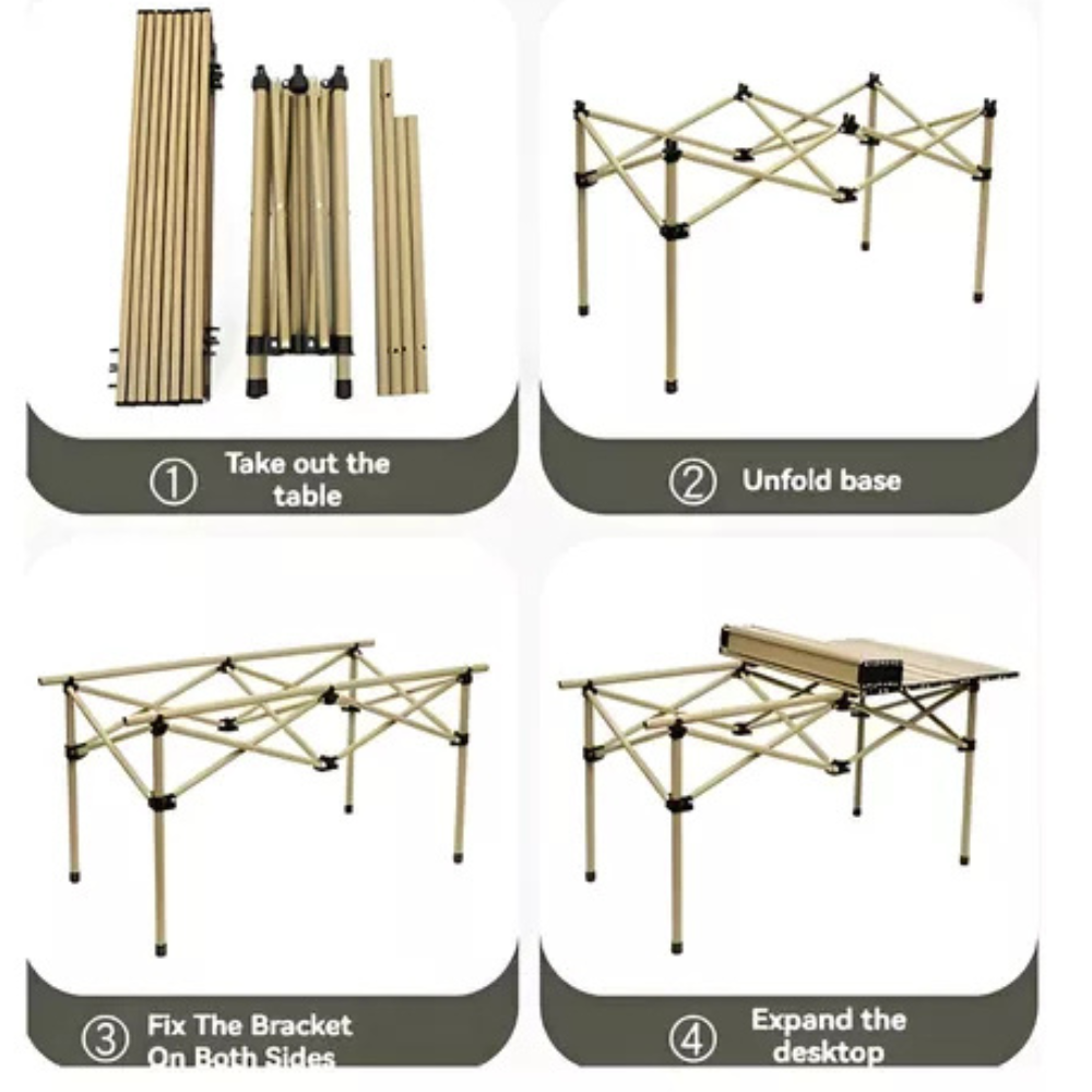 Mesa de Camping Plegable