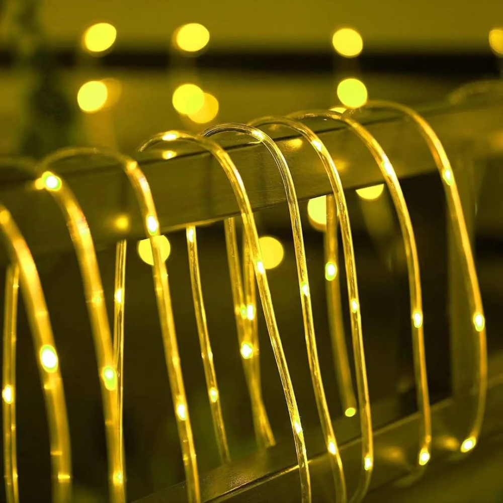 Mannguera Solar 50 Leds Calidas