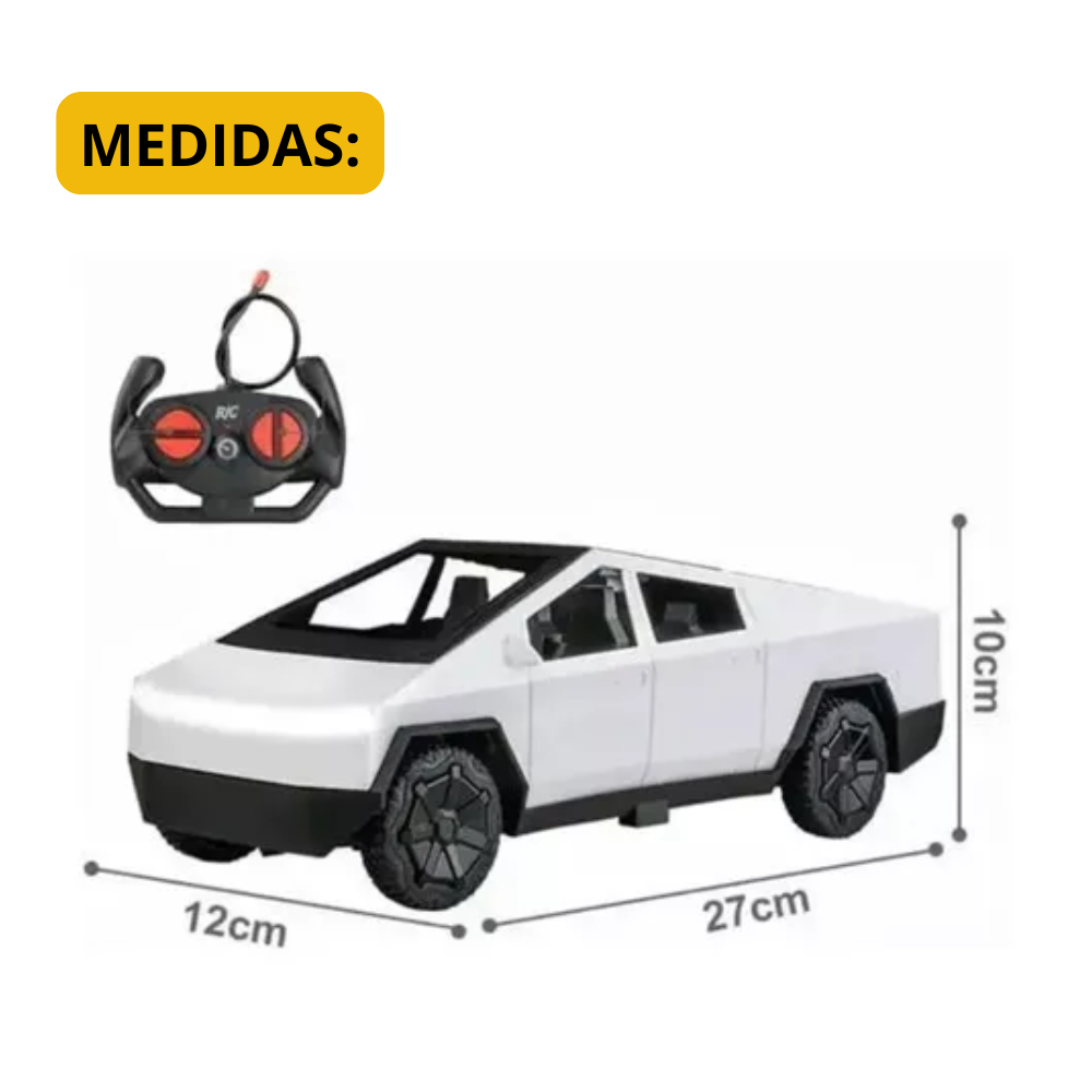 Auto Control Remoto Cybertruck Blanca
