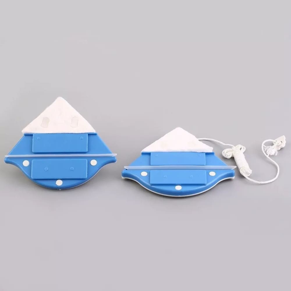 Limpia Vidrios Magnetico 2 En 1 Triangular