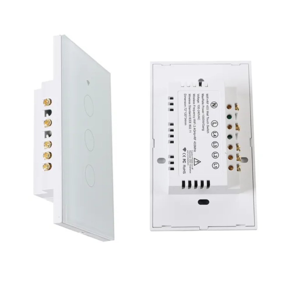 Interruptor Inteligente Táctil Blanco