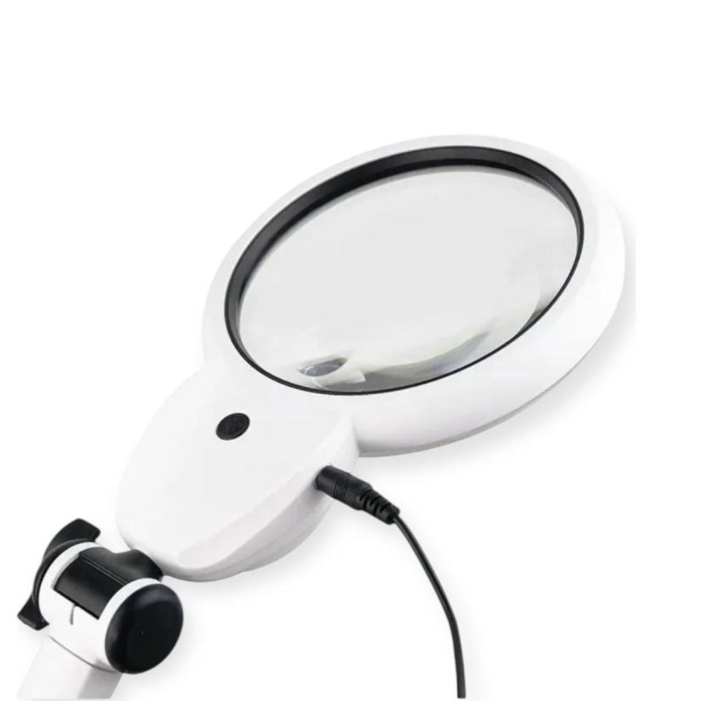 Lupa con Lampara LED