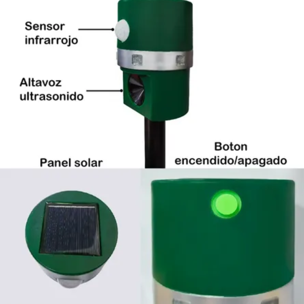 Repelente Ultrasónico Solar