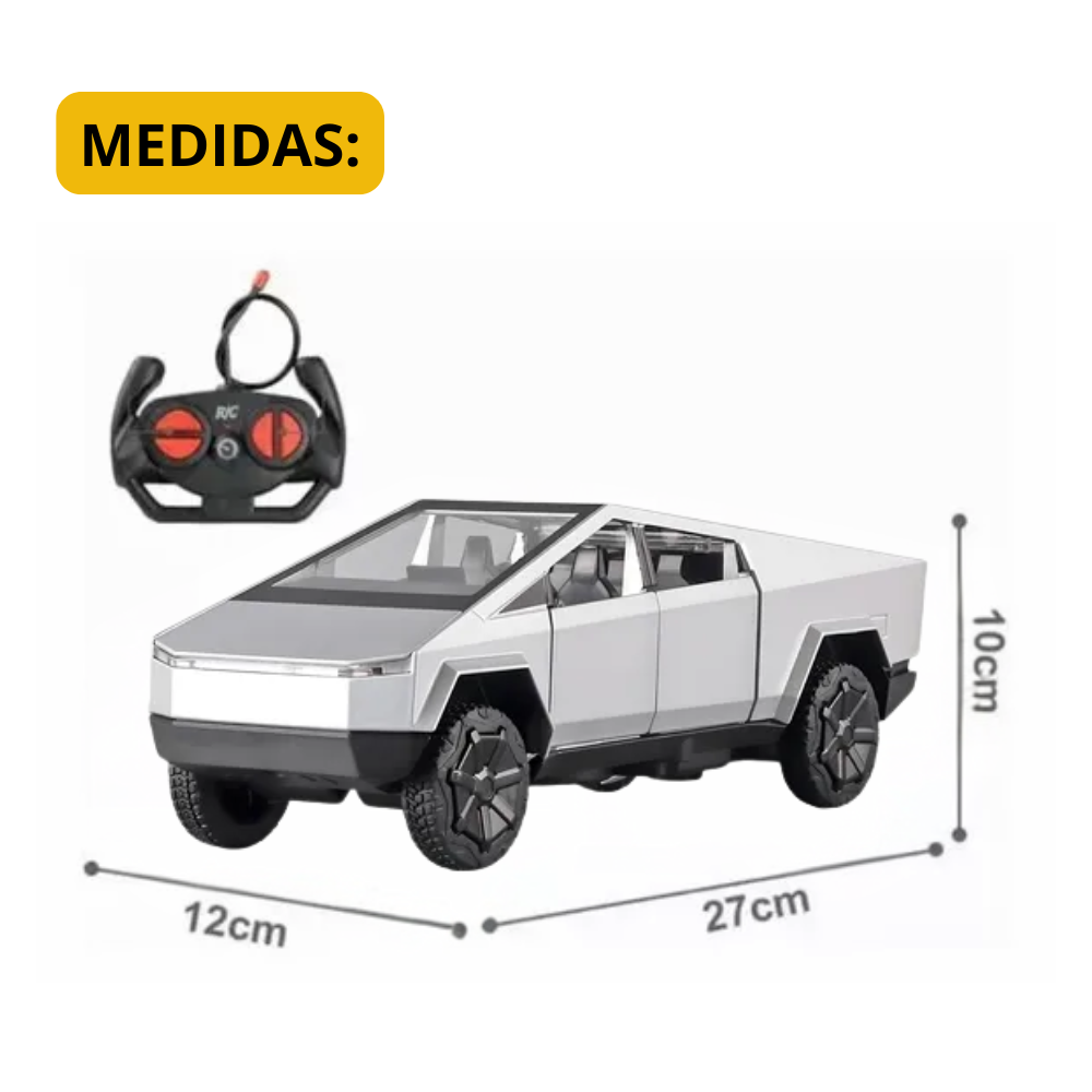 Auto Control Remoto Cybertruck Plateado