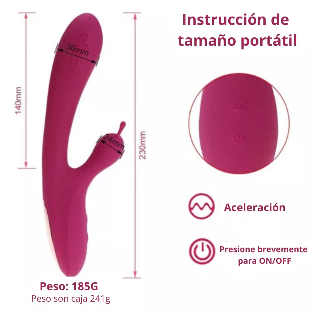 Vibrador Conejo Estimulador Recargable