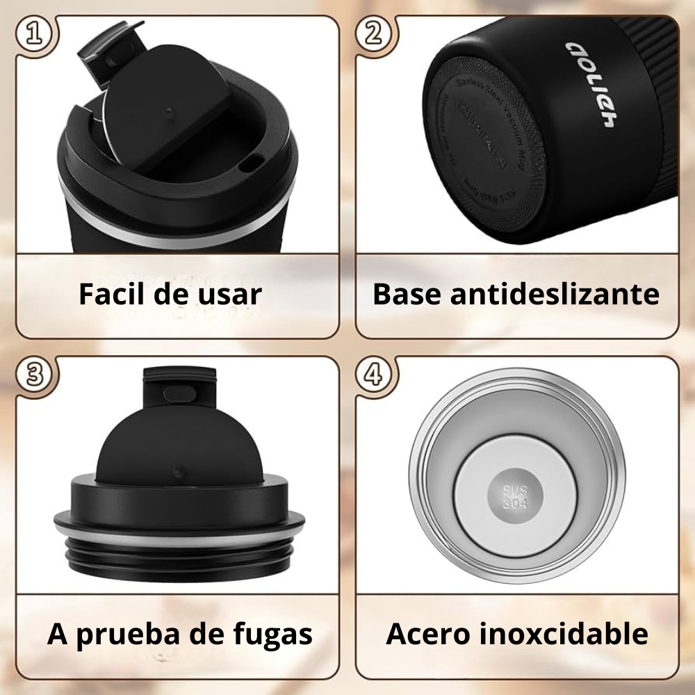 Vaso con Medidor de Temperatura