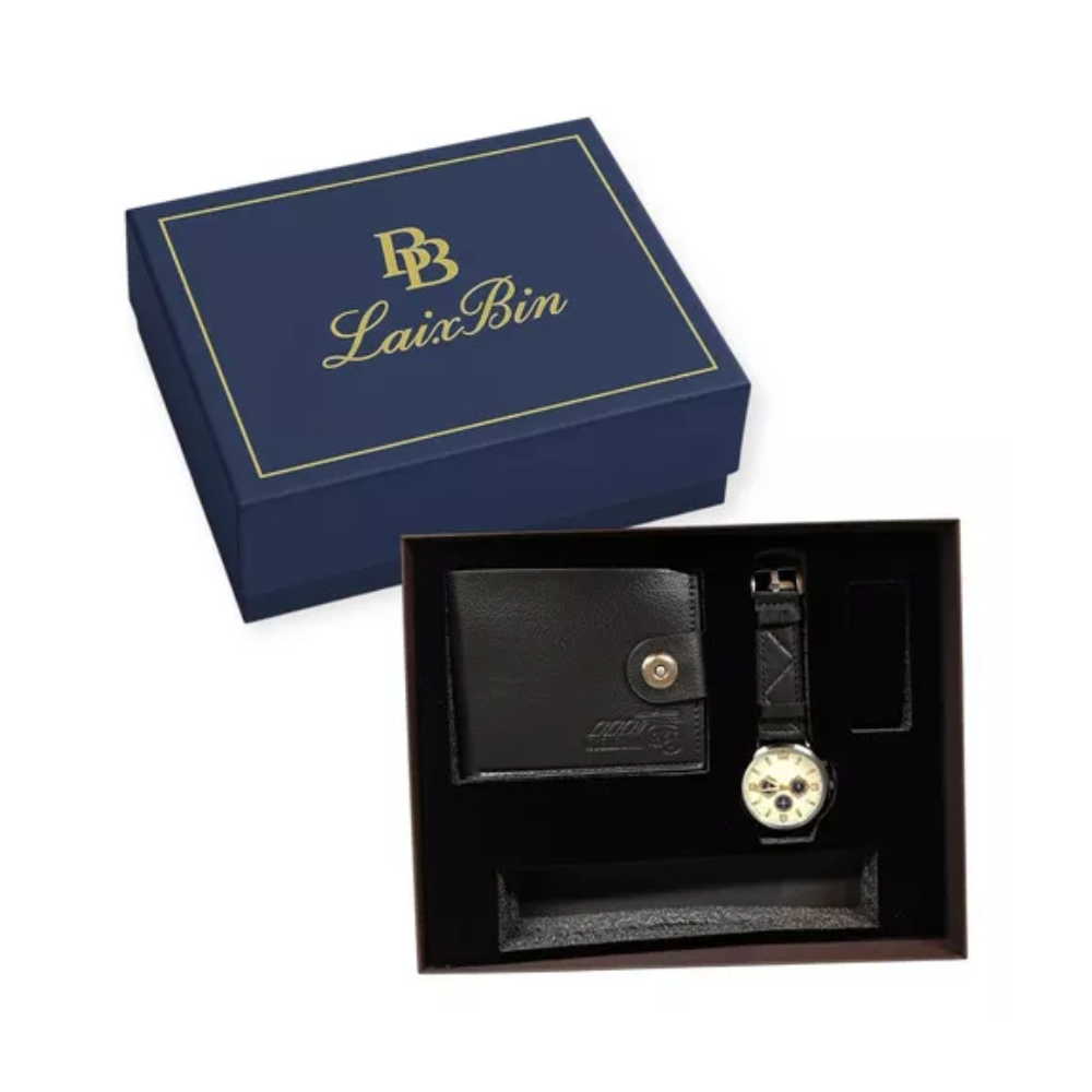 Set Reloj y Billetera Hombre
