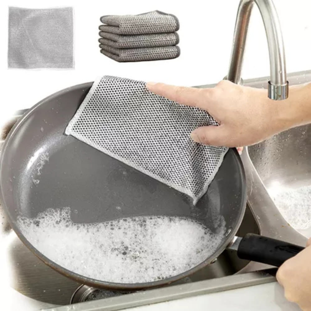 Trapo Lava Vajillas Estropajo metálico