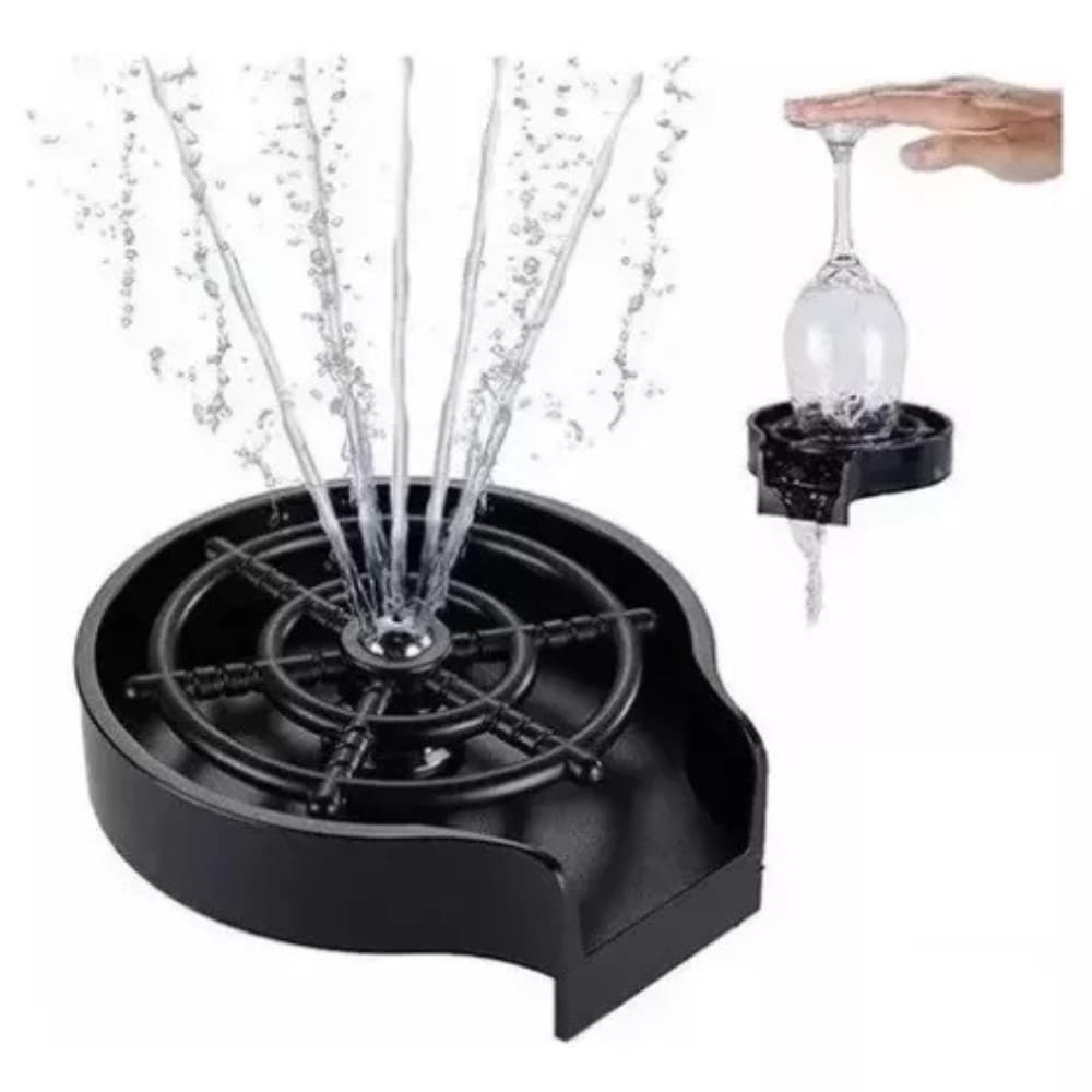 Lava Copas Automático Para Bachas Cocina Enjuagadora Vaso