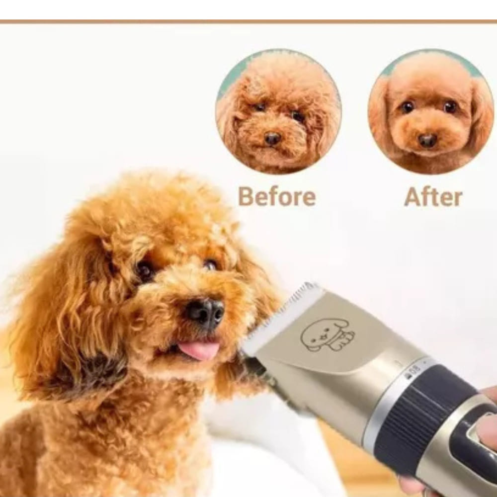 Máquina Cortapelo Para Mascotas Recargable USB Inalámbrica