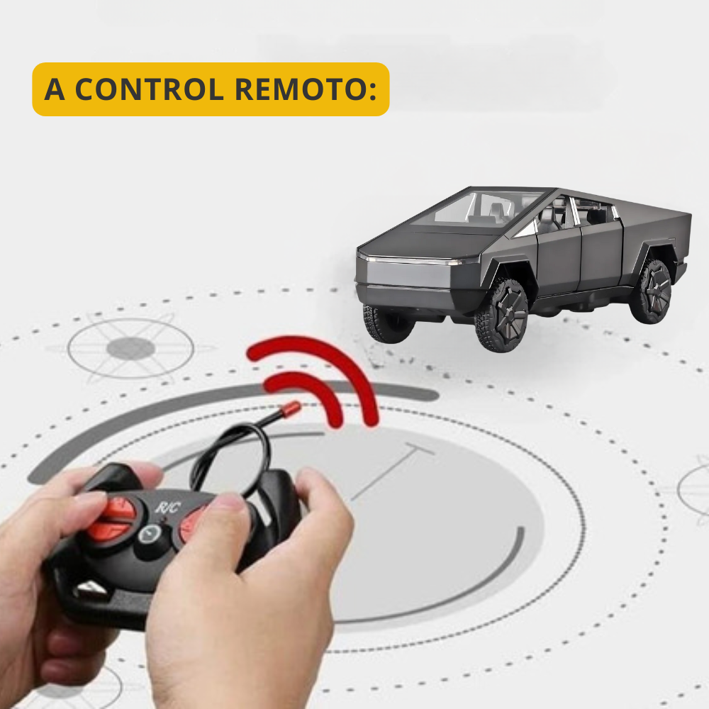 Auto Control Remoto Cybertruck Gris
