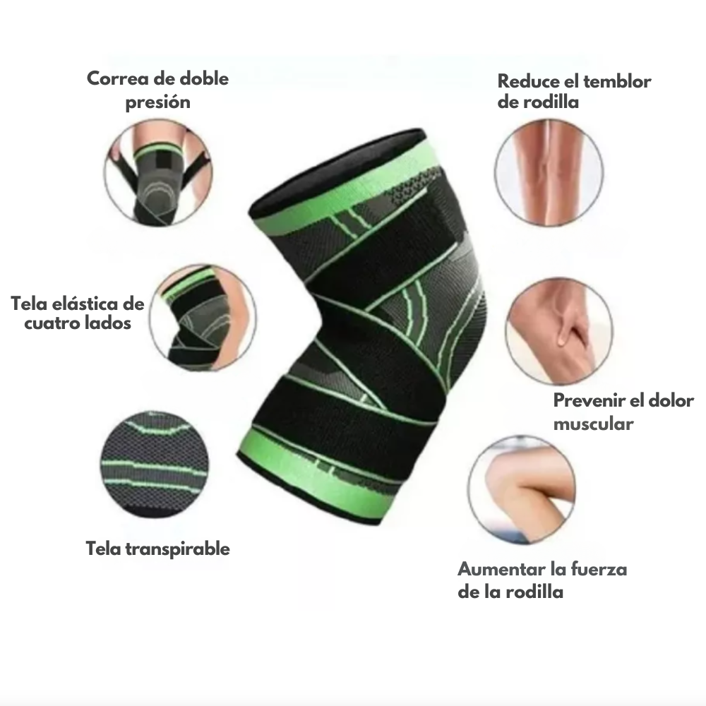 Rodillera Ortopédica con Abrojos