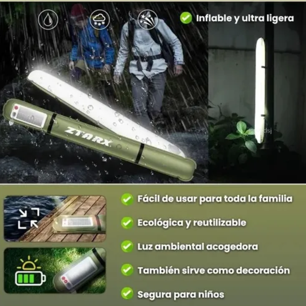 Linterna Lampara Inflable