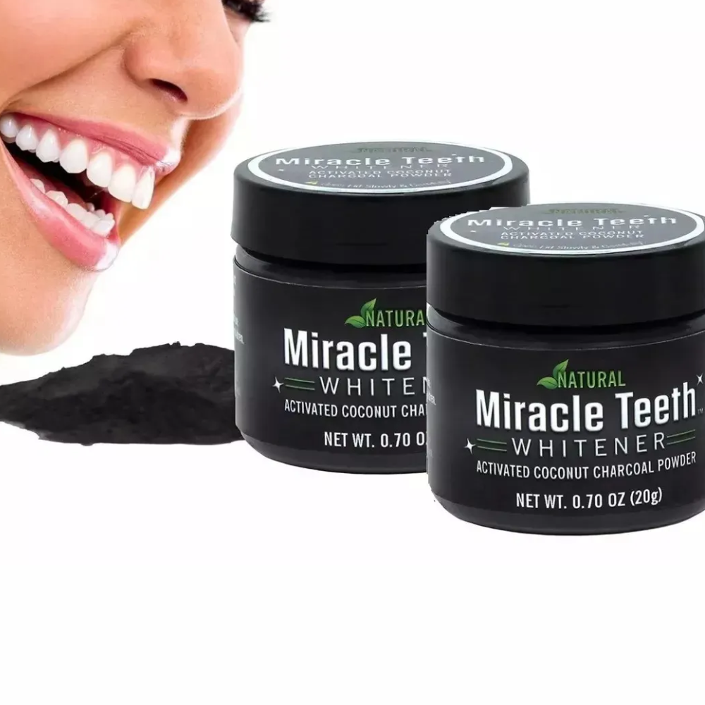 Blanqueador Dental Natural Carbón Coco